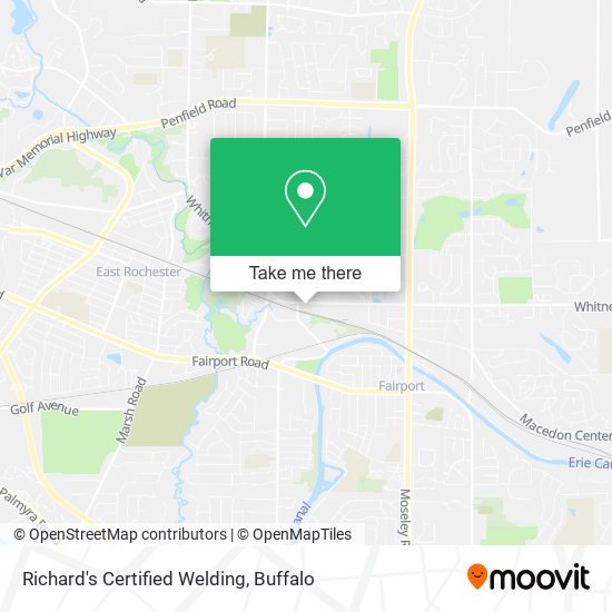 Richard's Certified Welding map