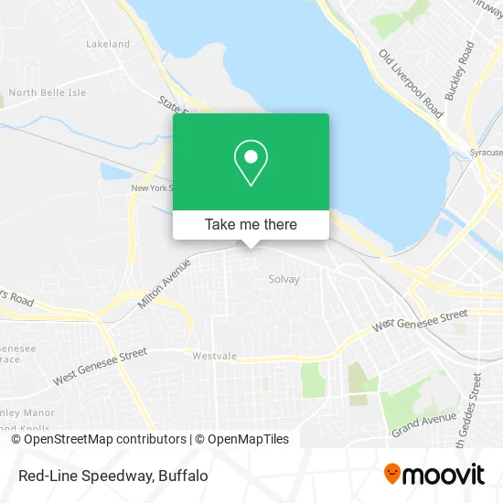 Red-Line Speedway map