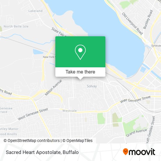 Sacred Heart Apostolate map
