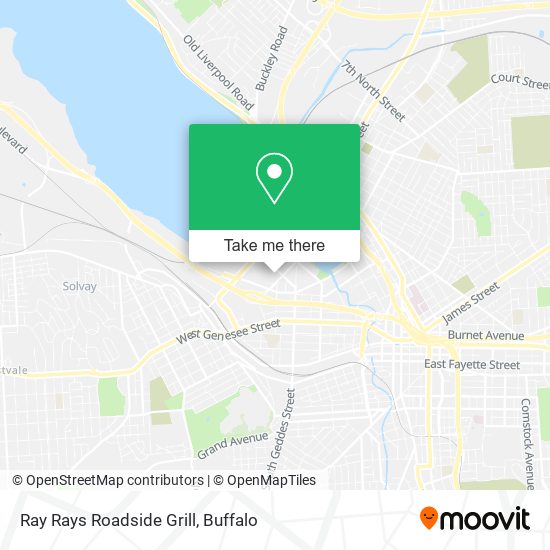 Mapa de Ray Rays Roadside Grill
