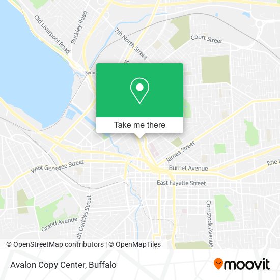 Mapa de Avalon Copy Center