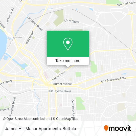 James Hill Manor Apartments map