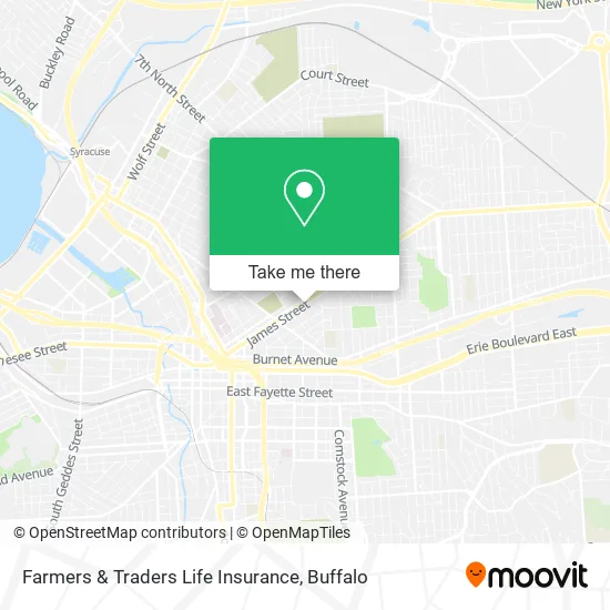 Farmers & Traders Life Insurance map