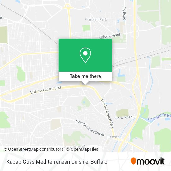 Mapa de Kabab Guys Mediterranean Cuisine