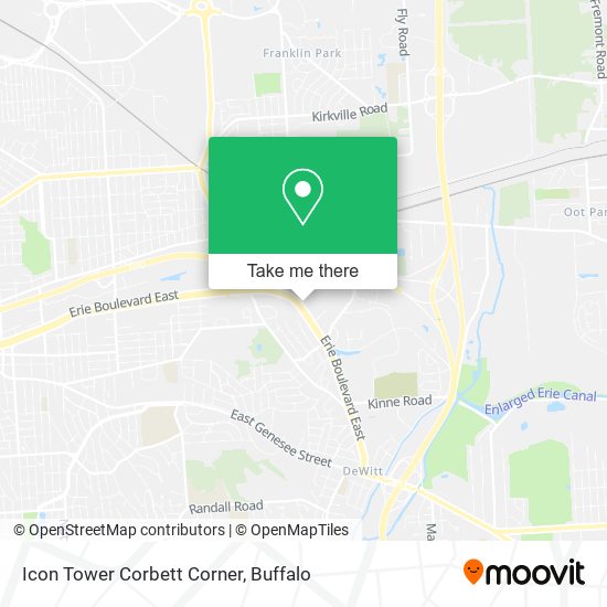 Icon Tower Corbett Corner map