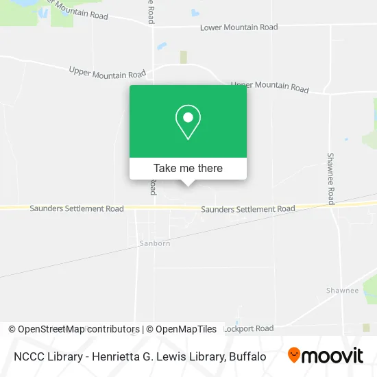 NCCC Library - Henrietta G. Lewis Library map