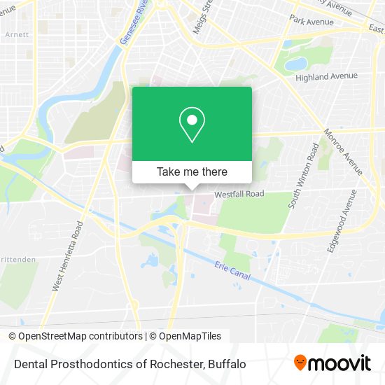 Mapa de Dental Prosthodontics of Rochester