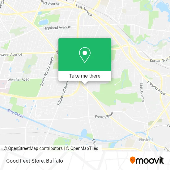 Good Feet Store map