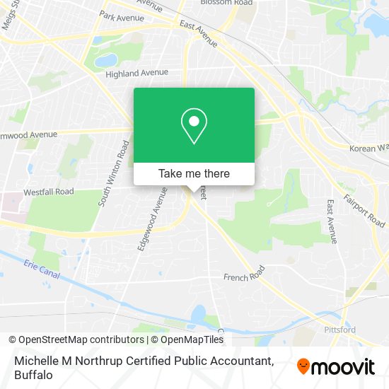 Mapa de Michelle M Northrup Certified Public Accountant