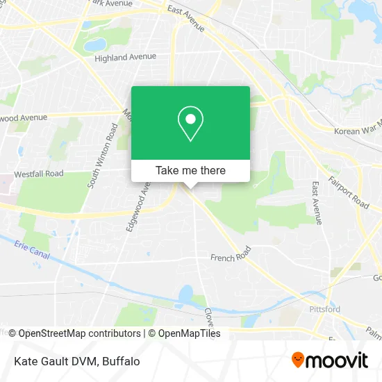 Kate Gault DVM map