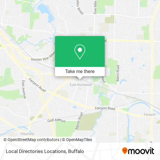 Local Directories Locations map