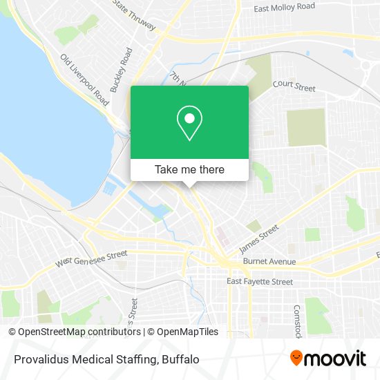 Mapa de Provalidus Medical Staffing