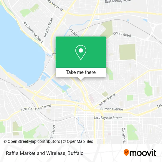 Raffis Market and Wireless map