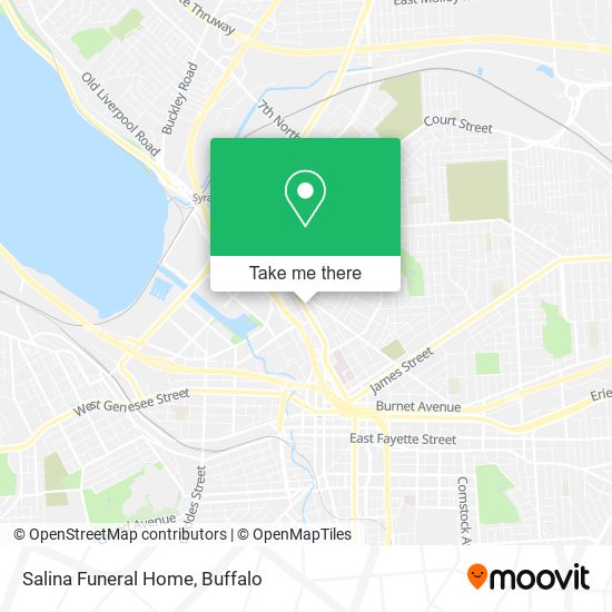 Salina Funeral Home map