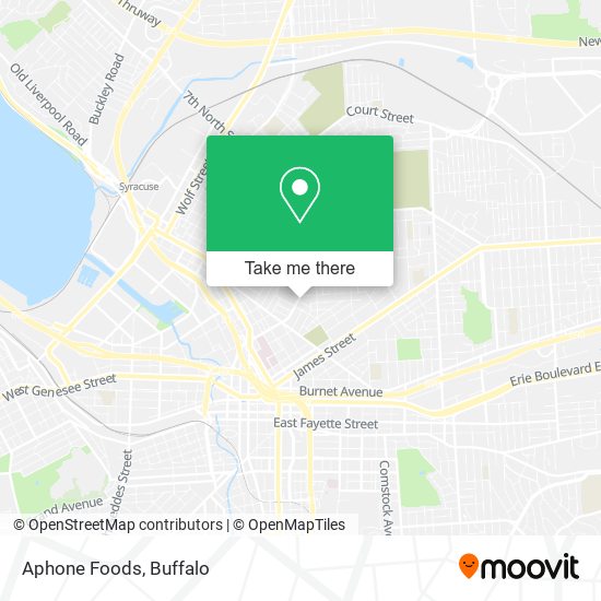 Aphone Foods map