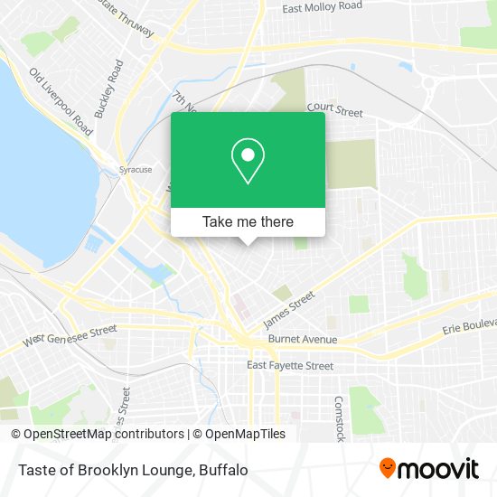 Taste of Brooklyn Lounge map