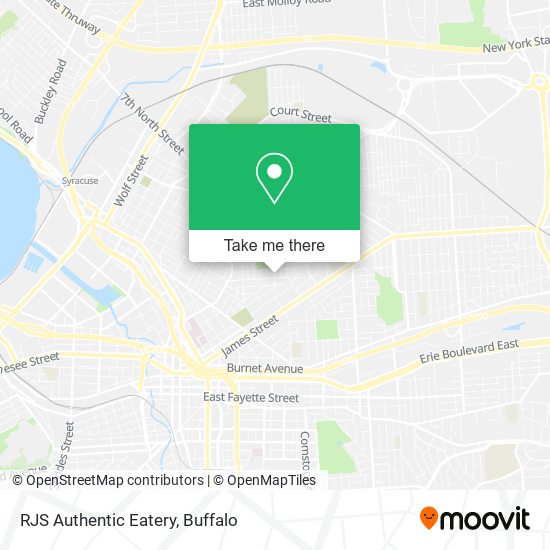 RJS Authentic Eatery map
