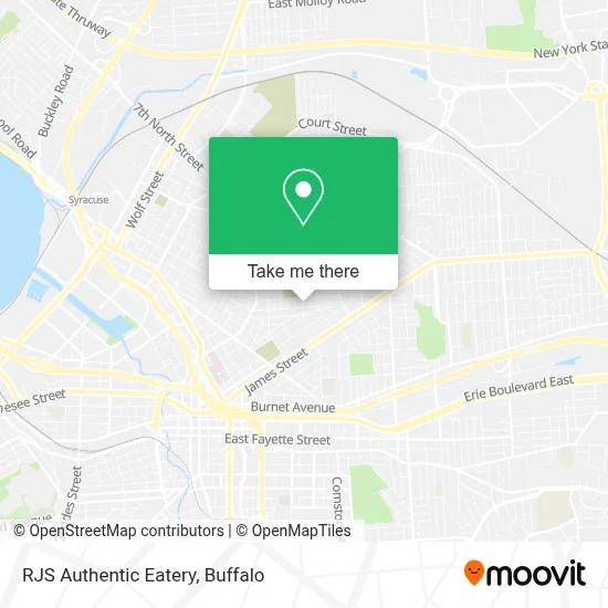 Mapa de RJS Authentic Eatery