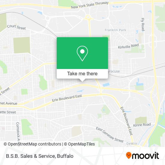 Mapa de B.S.B. Sales & Service