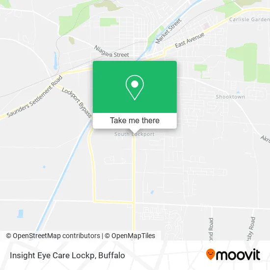 Insight Eye Care Lockp map