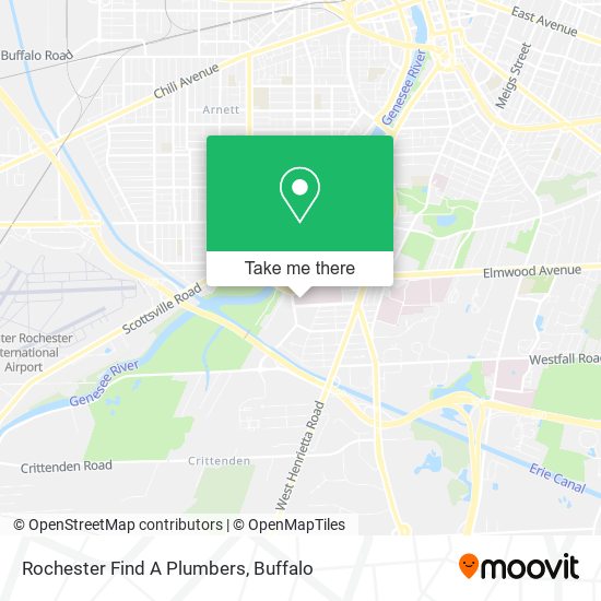 Mapa de Rochester Find A Plumbers