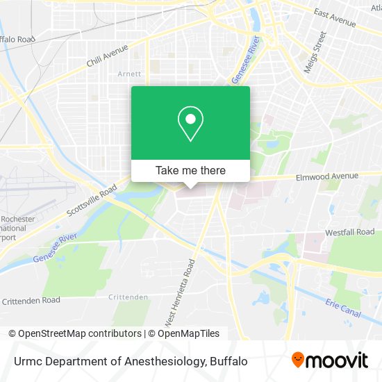 Urmc Department of Anesthesiology map
