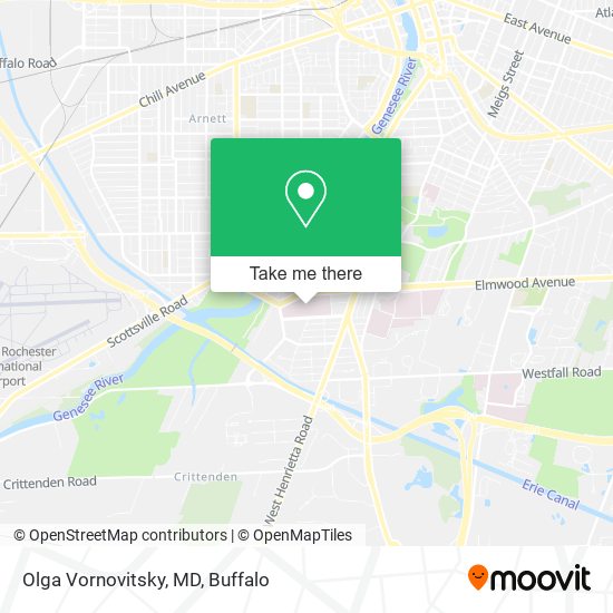 Olga Vornovitsky, MD map