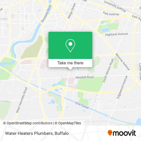 Mapa de Water Heaters Plumbers