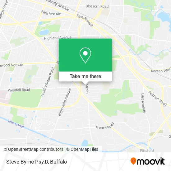 Steve Byrne Psy.D map