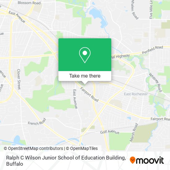 Mapa de Ralph C Wilson Junior School of Education Building