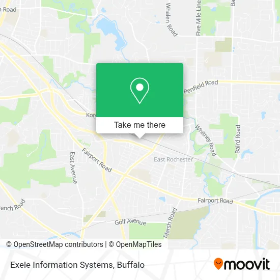 Exele Information Systems map