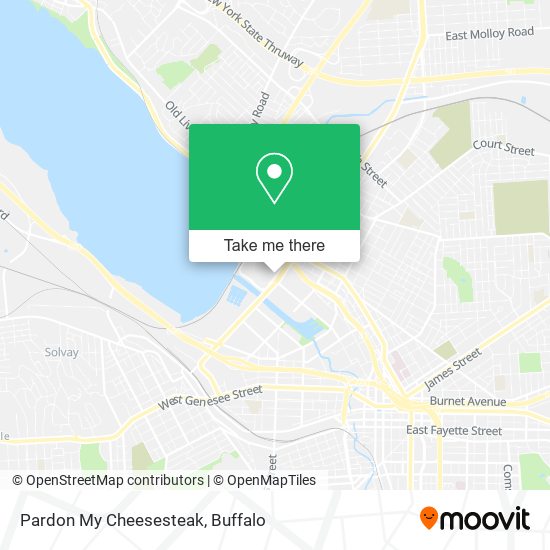 Pardon My Cheesesteak map