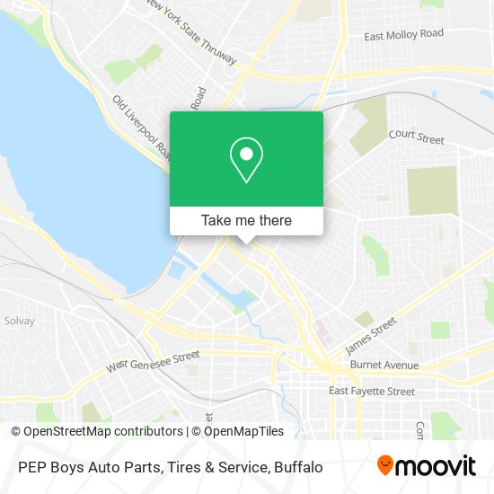 Mapa de PEP Boys Auto Parts, Tires & Service