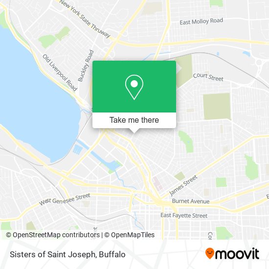 Sisters of Saint Joseph map