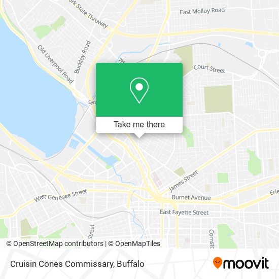 Cruisin Cones Commissary map