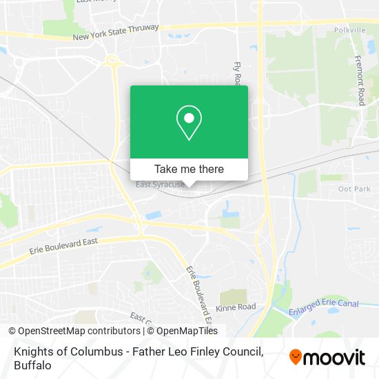 Mapa de Knights of Columbus - Father Leo Finley Council