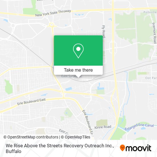 We Rise Above the Streets Recovery Outreach Inc. map