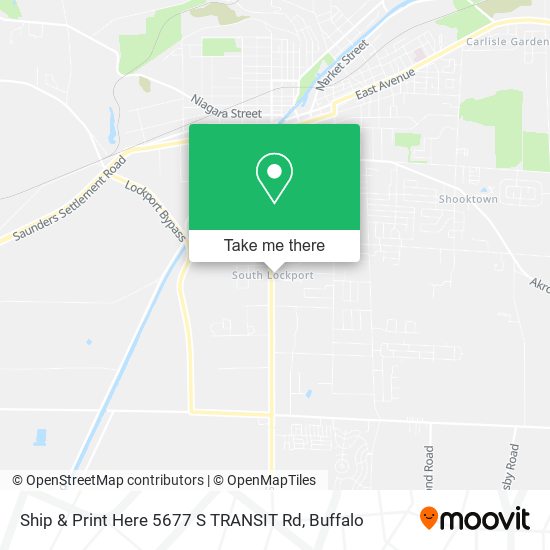 Ship & Print Here 5677 S TRANSIT Rd map