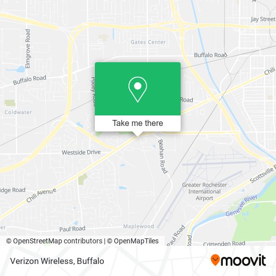 Mapa de Verizon Wireless