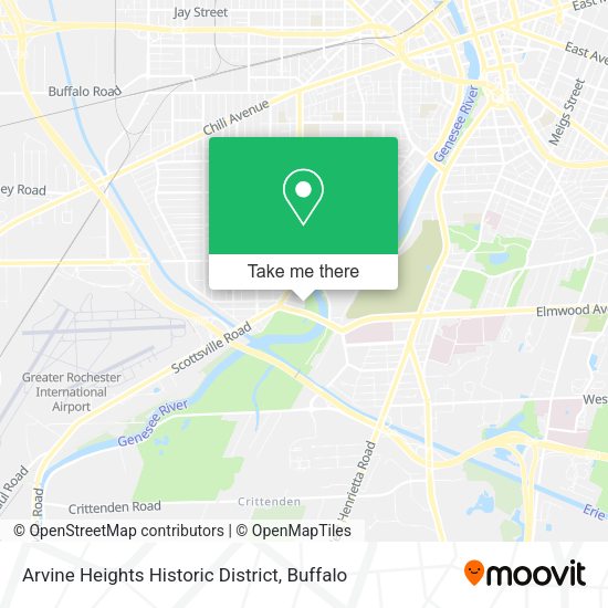 Mapa de Arvine Heights Historic District