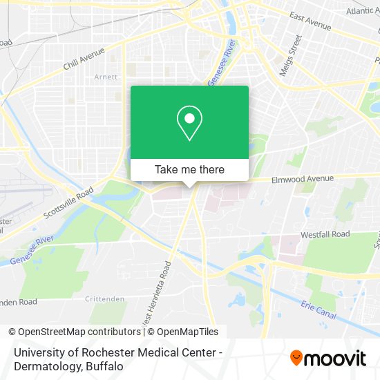 Mapa de University of Rochester Medical Center - Dermatology