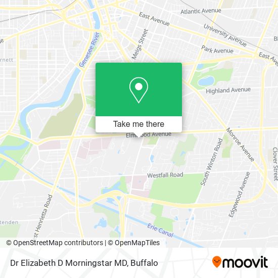Dr Elizabeth D Morningstar MD map