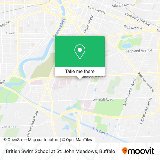 Mapa de British Swim School at St. John Meadows