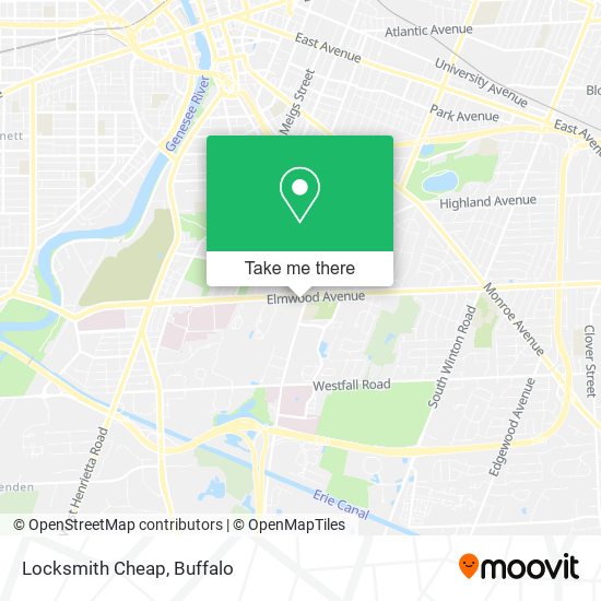 Mapa de Locksmith Cheap