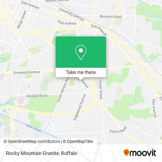 Rocky Mountain Granite map