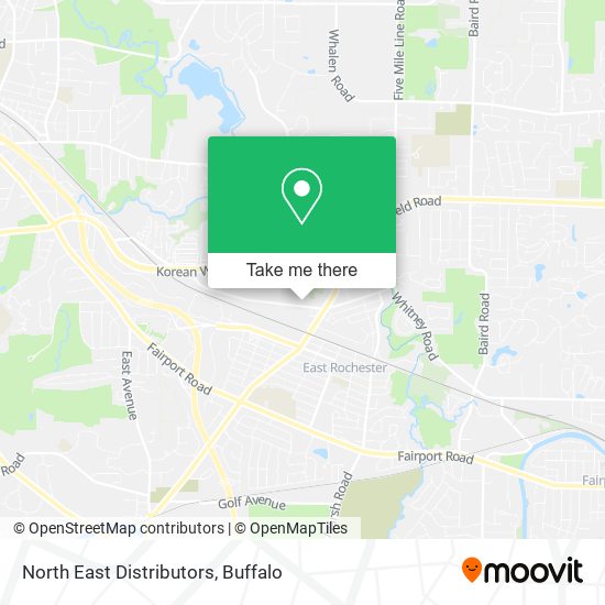 Mapa de North East Distributors
