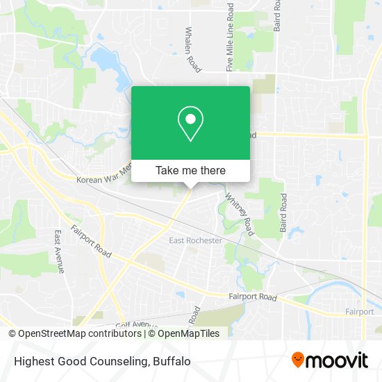 Highest Good Counseling map
