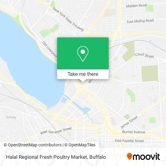 Halal Regional Fresh Poultry Market map