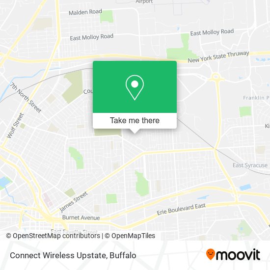 Mapa de Connect Wireless Upstate