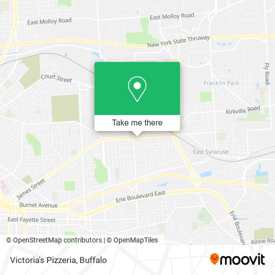 Victoria's Pizzeria map